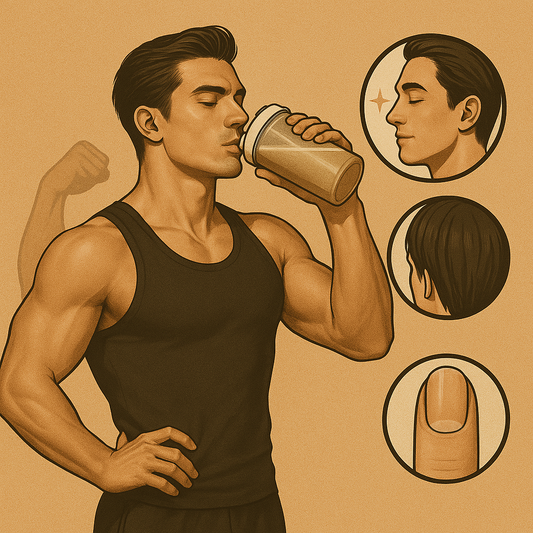 プロテインは肌、髪、爪にも効果的！