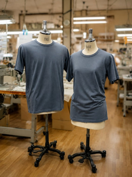 酷暑のために作った、和紙繊維＆綿の日本製Tシャツ（ユニセックス）
